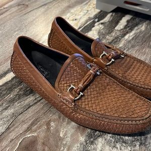 Mens Ferragamo Wooven Loafers
